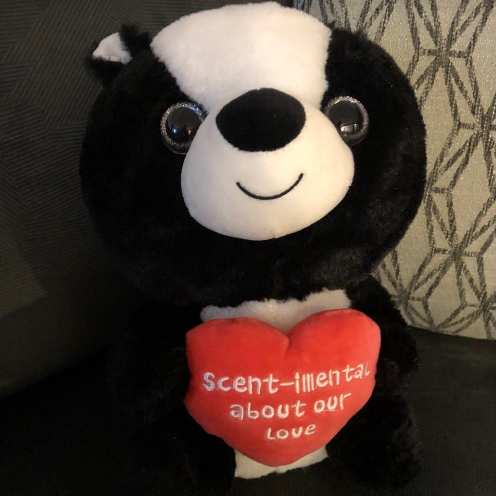 Hug Me Skunk  With heart Stuffed Animal Plush 11” new w tags. Condition is "New"